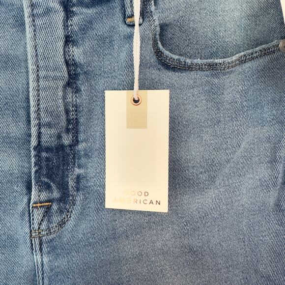 NWT Good American Good Curve Straight Denim Jeans Size 10/30 Stretch Contouring - Picture 6 of 8